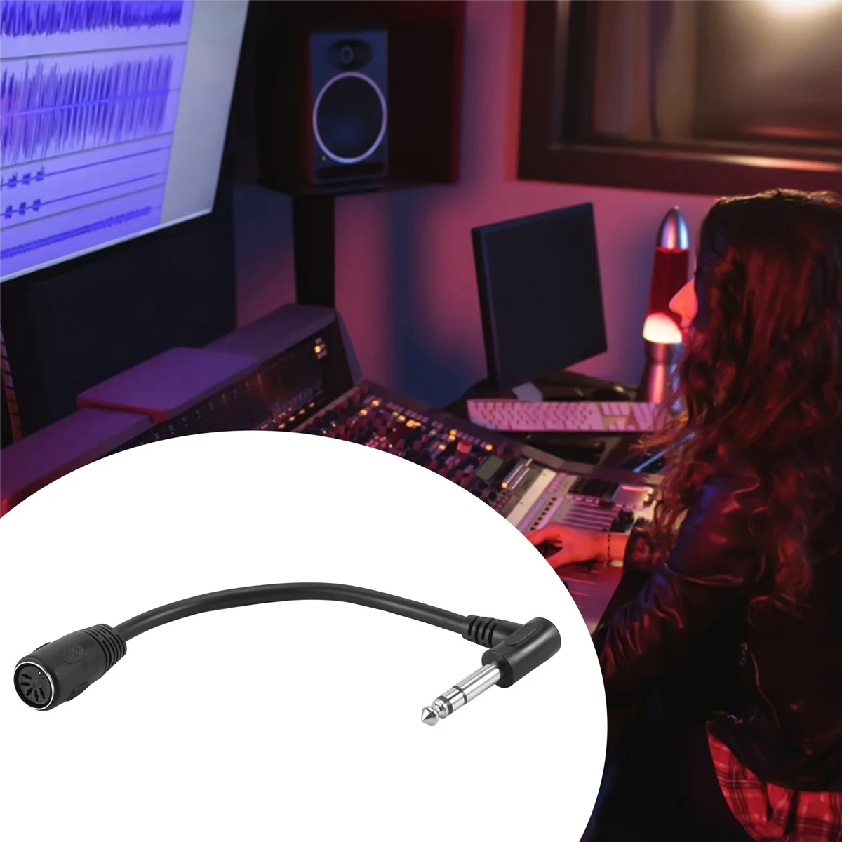 Кабель MIDI 5-контактный разъем для разъема Din на 6 35 мм (1/4 дюйма) стерео аудио