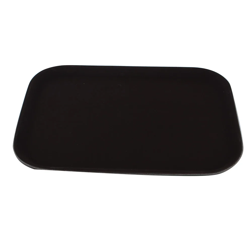 

Coffee Rectangular Plastic Tray Tea Food Serving Tray for Restaurant Home Hotel (V1014)
