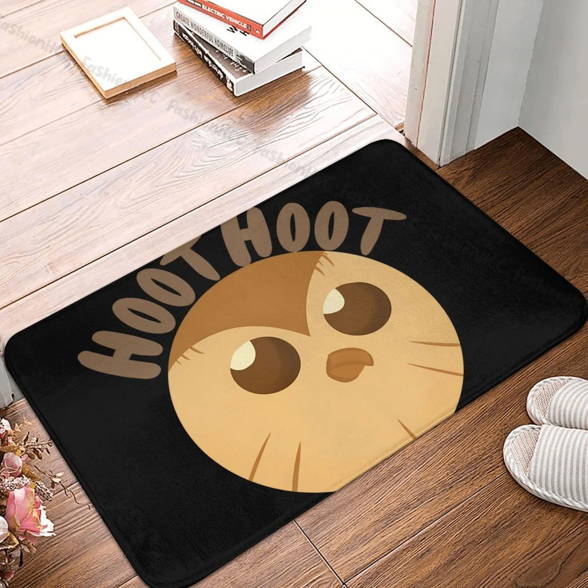 

The Owl House Anime Bedroom Mat Hoot Doormat Flannel Carpet Balcony Rug Home Decor