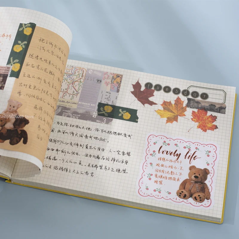 B5 ручная книга горизонтальный квадратный формат Книга Дневник художественного