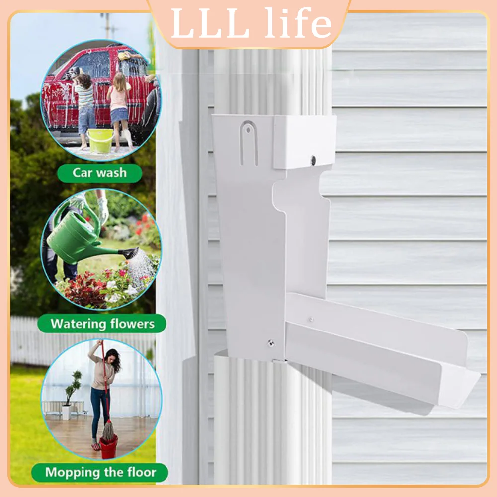 

Simple Rainwater Diverter Avoid Clogging Downspout Stable Save Water Rainwater Collector Garden Watering System For Watering