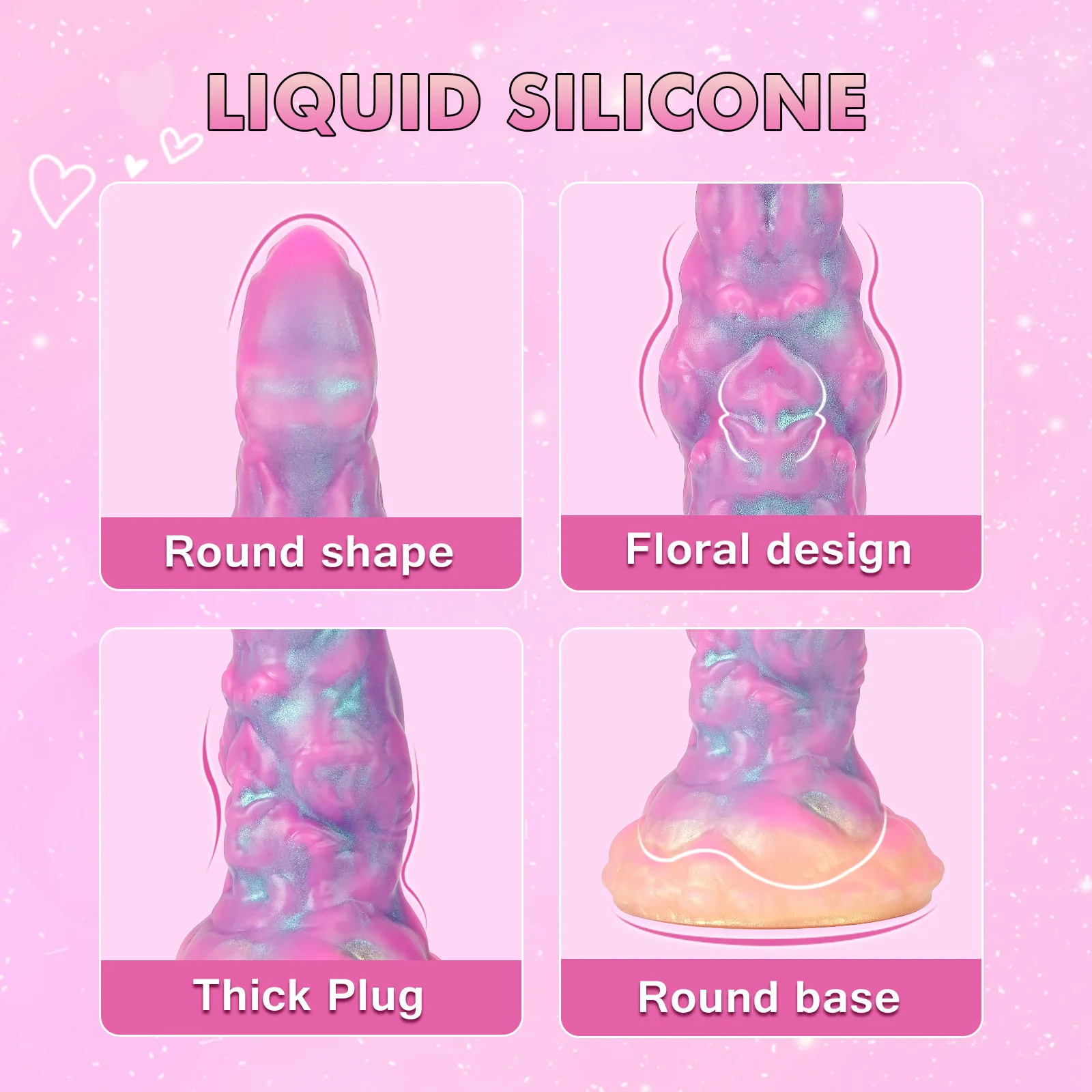 Фото Перламутровая анальная пробка для женщин Monster Dildo Dongs Мягкая силиконовая анальная пробка G-spot Расширитель ануса Расширитель Buttplog Deeldo Gode Dilldoo №3