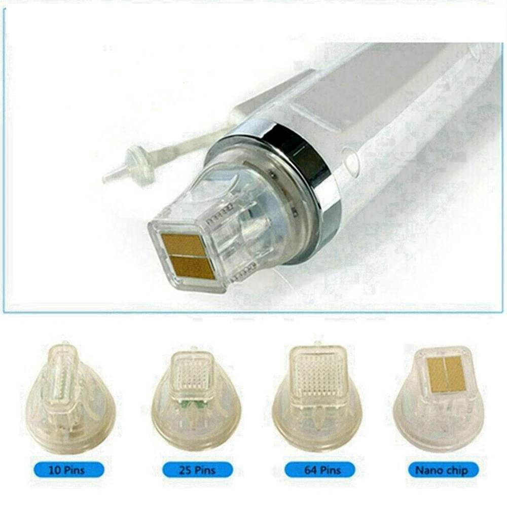 

Less pain Insulation 4 Tips Cartridge 10pin 25pin 64pin and Nano Needles for Microneedle Fractional Rf Radio Frequency Machine