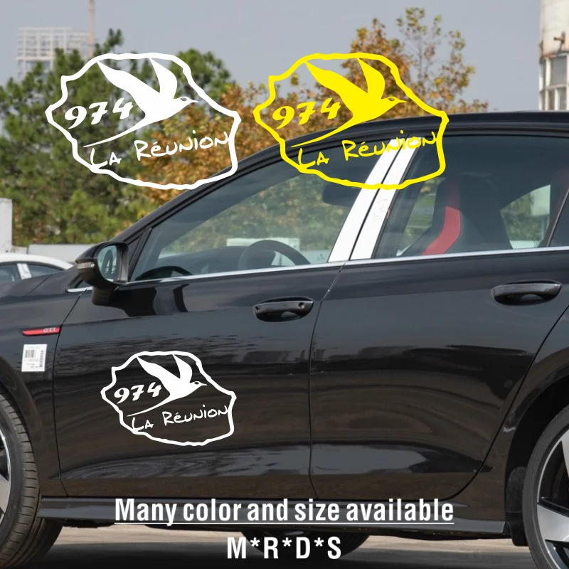 Для острова 974 соломенная карта хвост автомобильные наклейки забавные