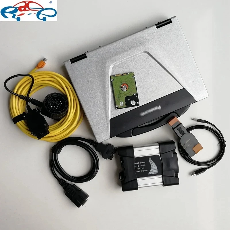 

2022 Auto Repair Diagnostic Tool Used Laptop CF52 (i5 4G) Computer 1TB HDD Multi-language Software New ICOM NEXT A2+B+C Scanner