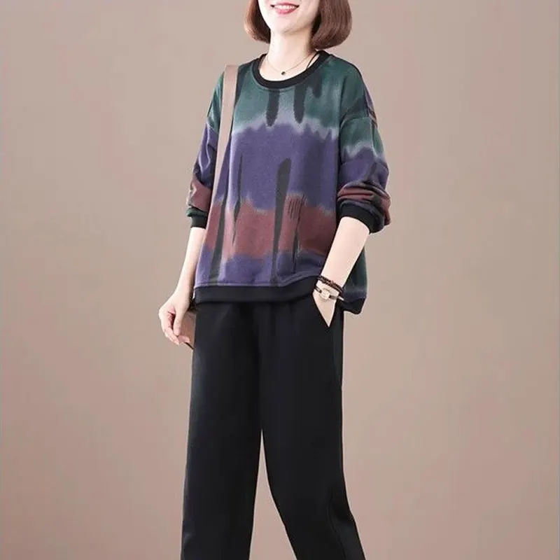 Стильные корейские свободные пуловеры 2024 весенне-осенние винтажные