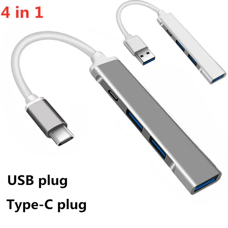 

USB-концентратор с портом Type-C, 3,0, 3,1, 4 порта