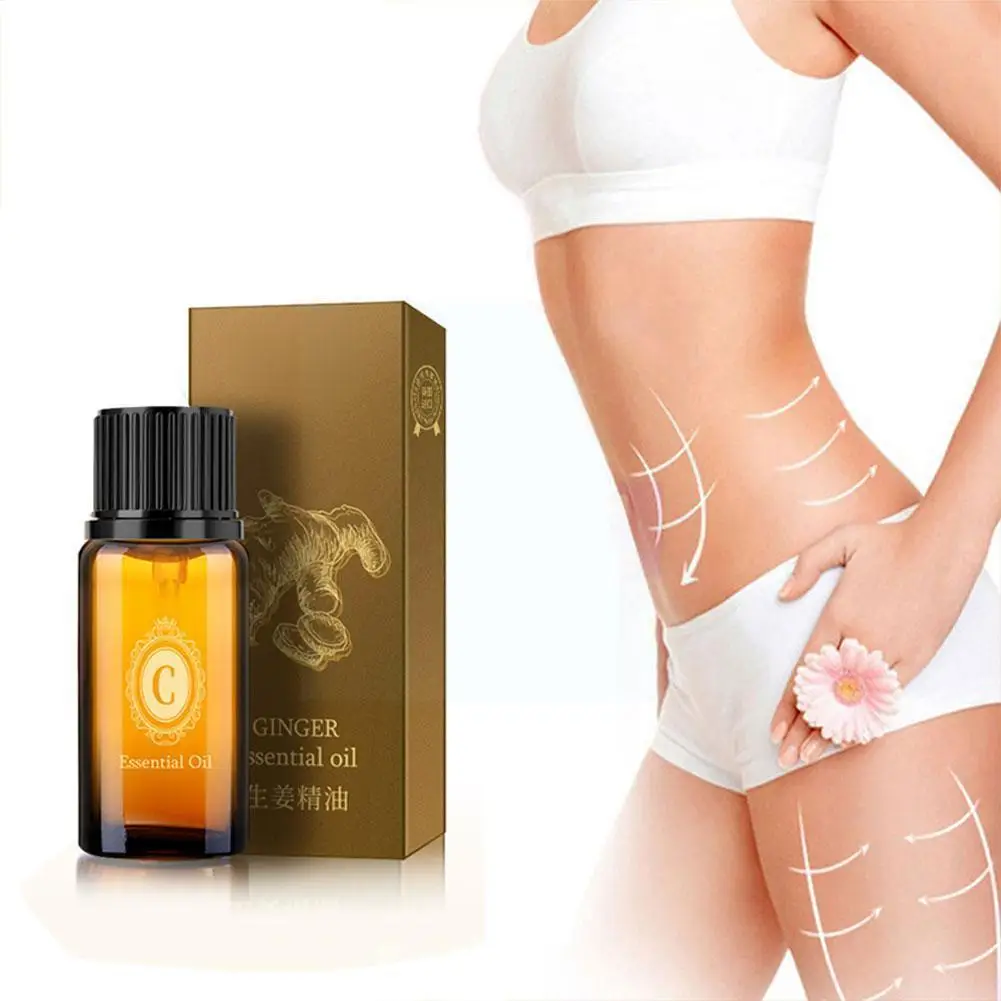 

10ml Ginger Slimming Essential Oil Slimming Fat Mass Body Massage Metabolism Massage Slim Full Promote Oils Oil F9s8