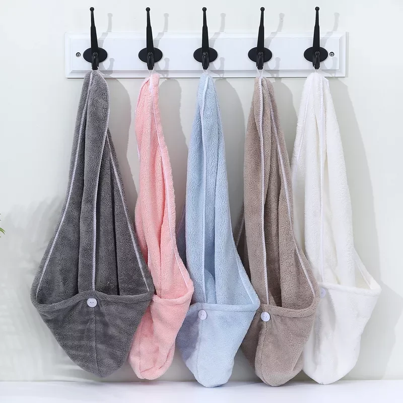 

1@# Water Absorption Quick Drying Swimming Towel Rapid Fast Drying Hair Hat Absorbent Towel Cap Turban Wrap Soft Shower Hat