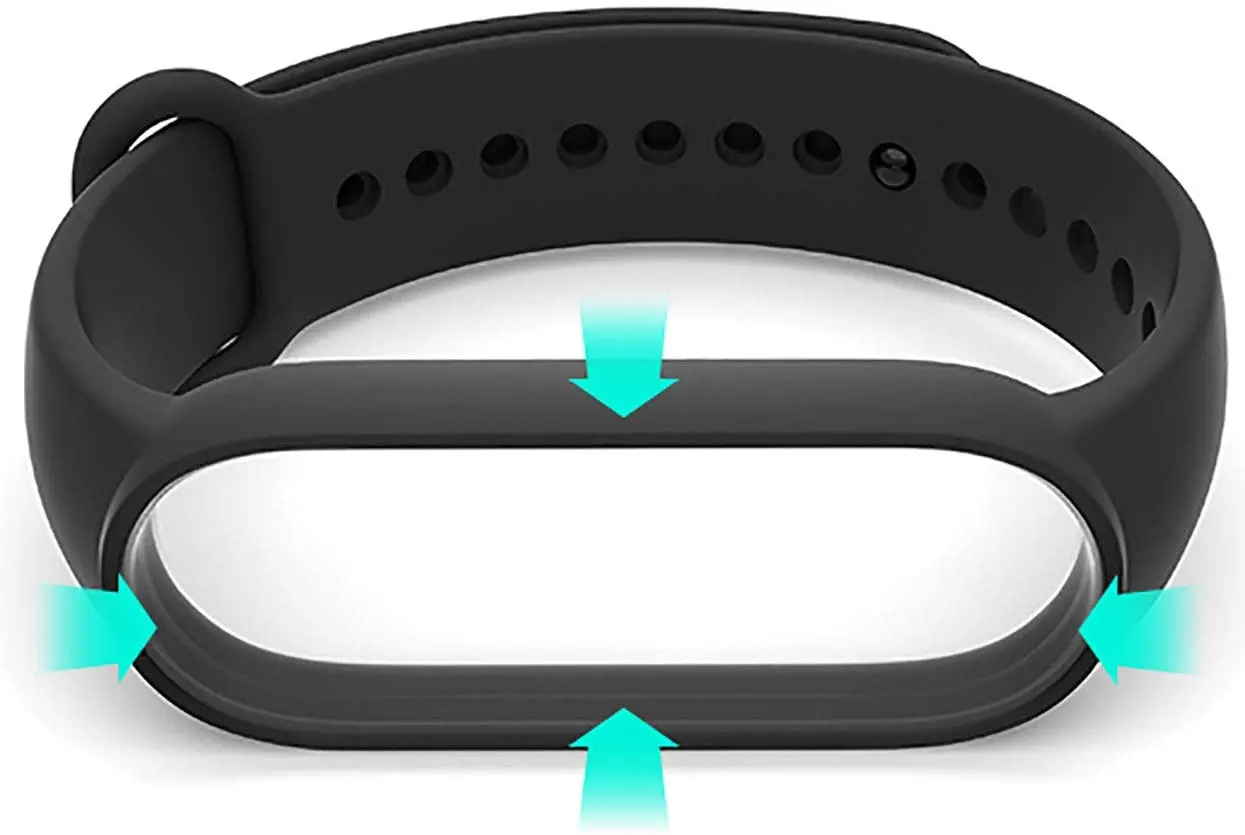 Ремешок силиконовый для Xiaomi Mi Smart Band 6 5/4 3 сменный спортивный браслет из ТПУ Для 3456