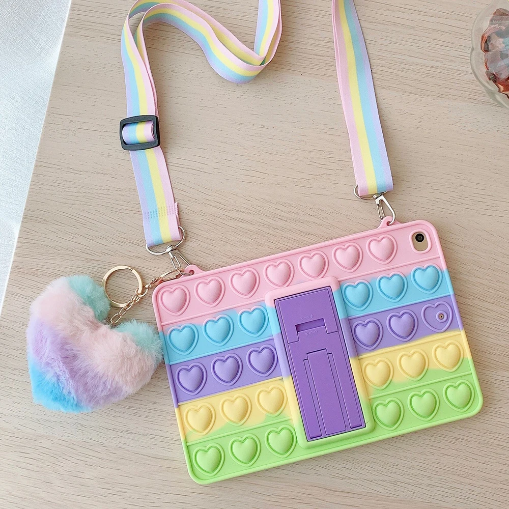 

Чехол Pop Push It для Ipad Pro12.9 2021 /Ipad Air4 5 10,9, нетоксичный Мягкий силиконовый чехол с пузырьками для Ipad Pro11 2021, чехол