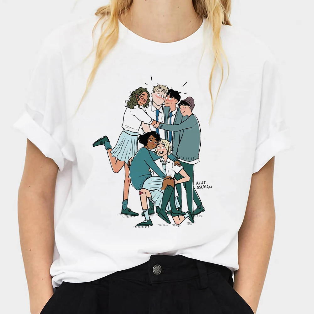 

Nick And Charlie Heartstopper T Shirt Fashion Anime Graphic Tee Tops Summer Tshirt Streetwear Oversized