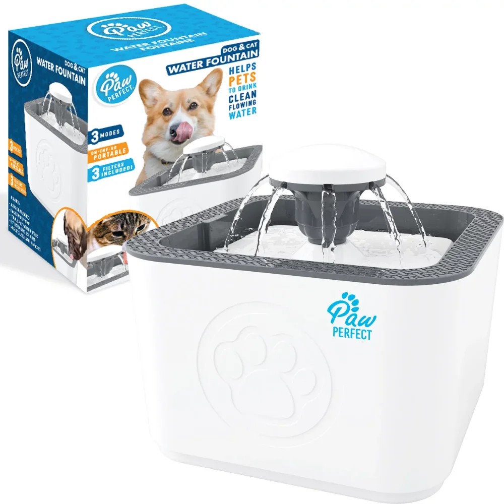 

Paw Perfect Pet Water Fountain Portable Pet Fountain BPA Free