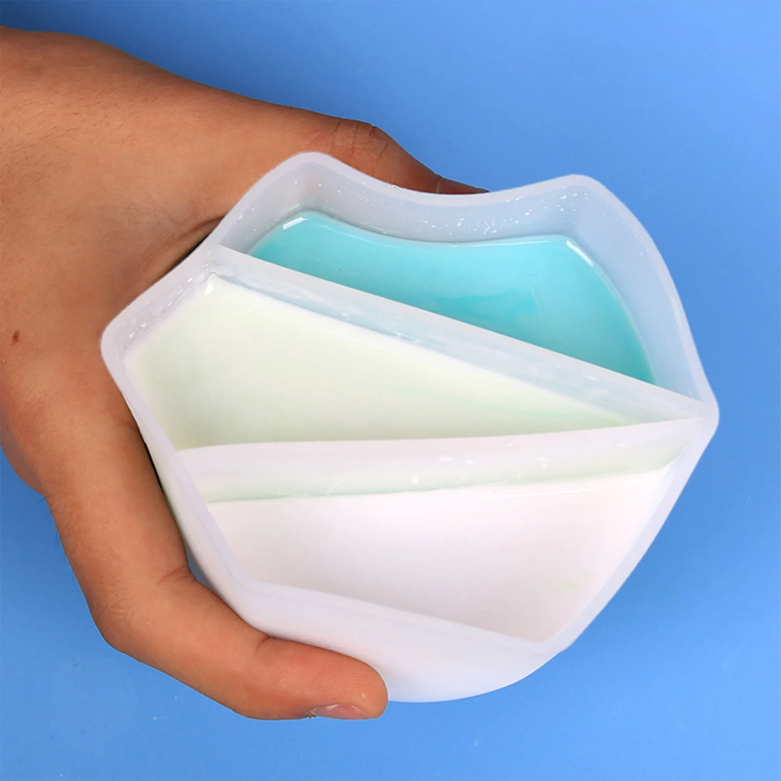 

Split Cup For Paint Silicone Paint Pour Cup Reusable Reusable Pour Painting Supplies And Painting Art Supplies For Resin