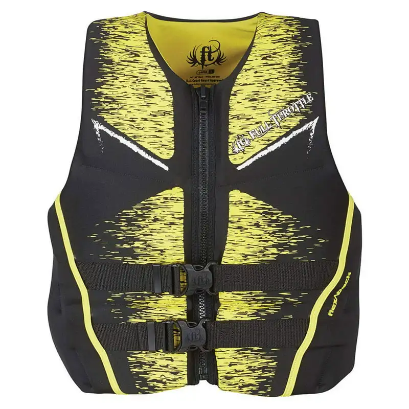 

142500-300-050-19 Men's Hinged Rapid-Dry Flex-Back Vest - XL (44"-48" Chest), Yellow