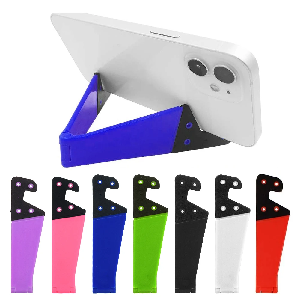 

New V-Shaped Universal Foldable Mobile Cell Phone Stand Holder for iPhone iPad E-Reader Tablets Adjustable Support Phone Holder
