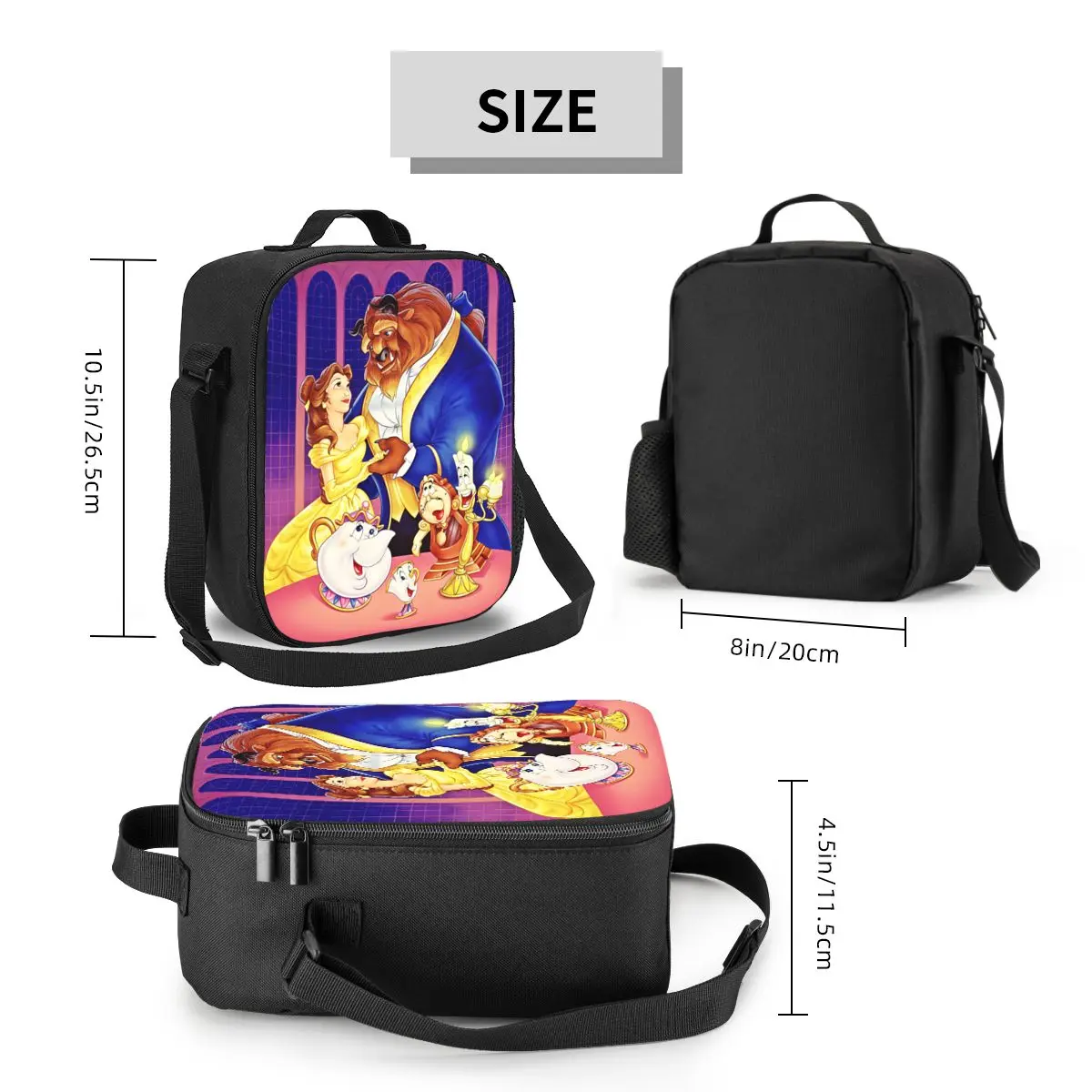 Индивидуальные коробки для ланча Красавица и чудовище Женская