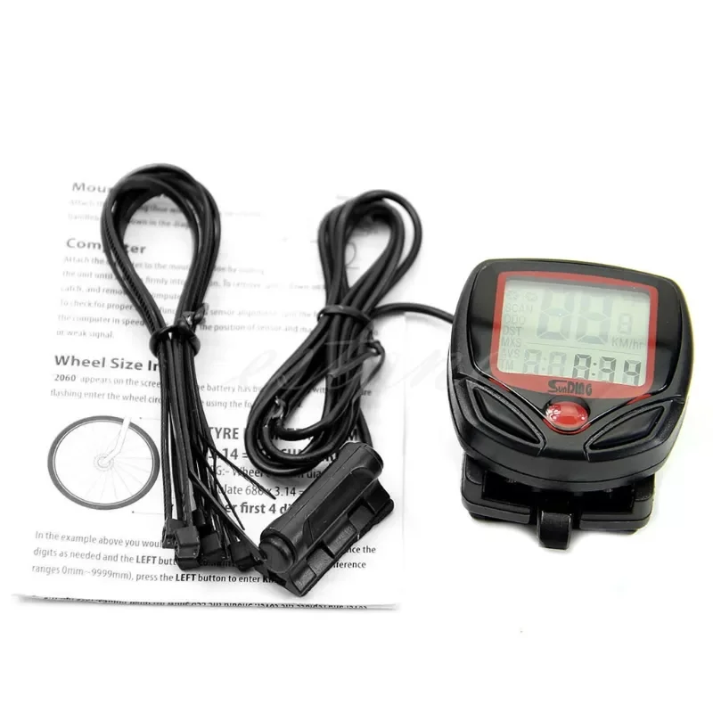 

Impermeabile Digitale LCD Computer Bicicletta Ciclo Tachimetro Odometro