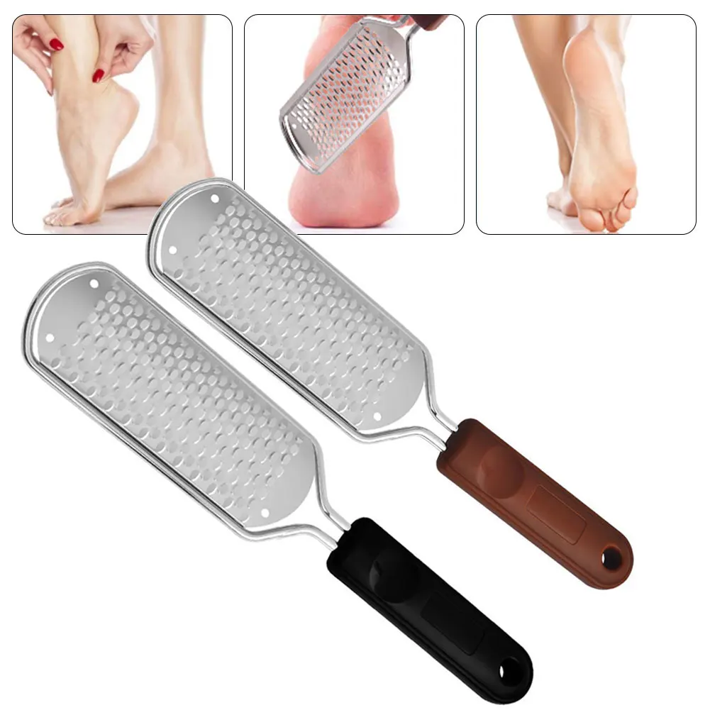 

Stainless Steel Foot File For pedicure Stainless Pedicure Tools Dead dead skin remover for foot care brush Callusmakeup
