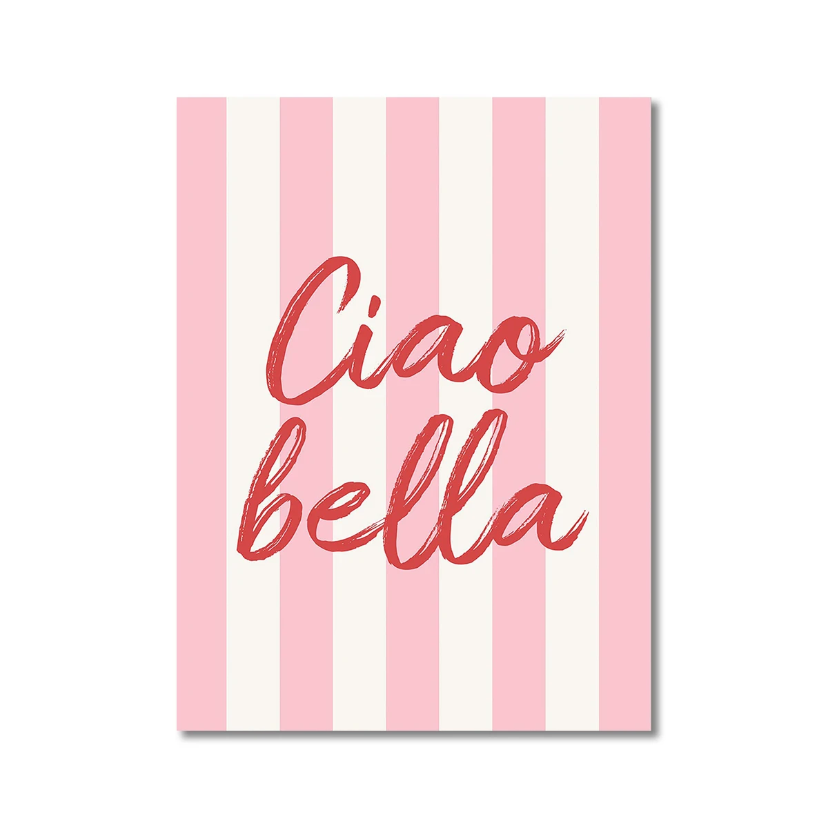 

Ciao Bella Тема С Буквами Печать На Холсте