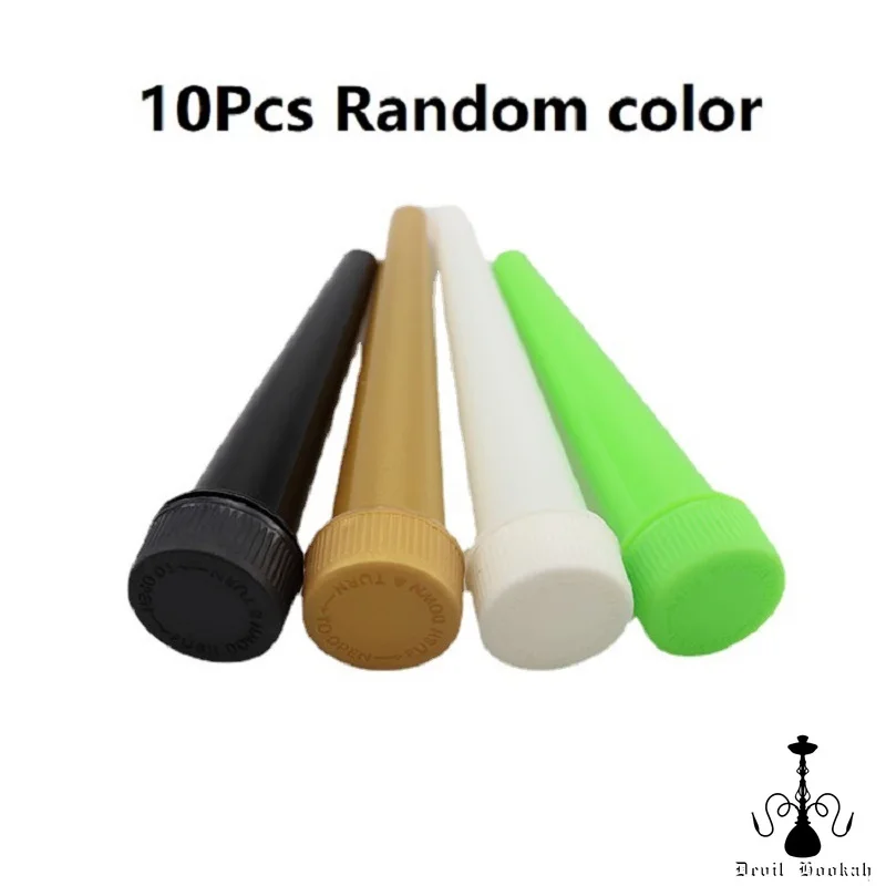 

DEVIL HOOKAH 10pcs/lot 120mm New High-quality selected cone-shaped tobacco herb waterproof storage sealed tobacco pipe fittings