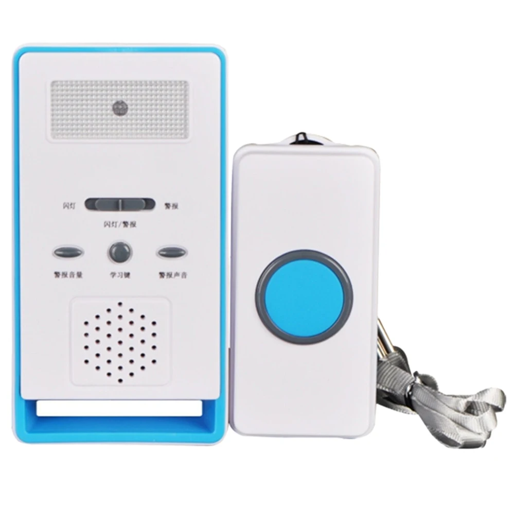 

With Panic Button Calling Wireless Handicapped LED Indicator Dialer Alarm System Household Children Elderly SOS Emergency
