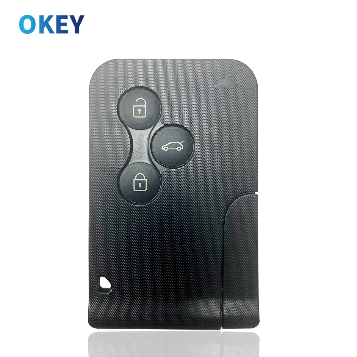 

Чехол для автомобильного ключа с дистанционным управлением Okey, чехол для Renault Clio Logan Megane 2 3 Koleos Scenic, чехол для автомобильного ключа с маленьким ключом, 3 кнопки