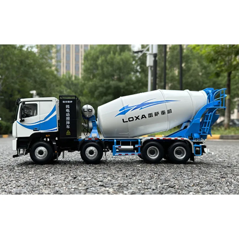 Литый под давлением в масштабе 1:24 Foton Новый энергетический миксер грузовик Сплав