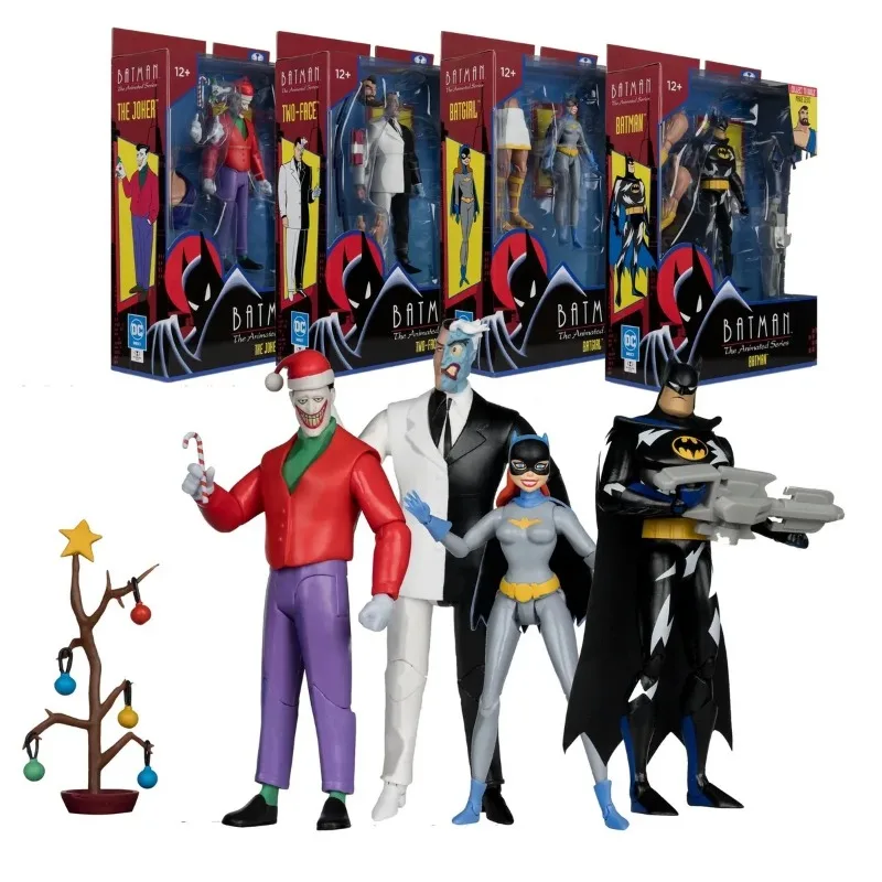 Игрушки Mcfarlane DC Comics 1/12 серия приключений Бэтмен женщина-кошка два лица аниме