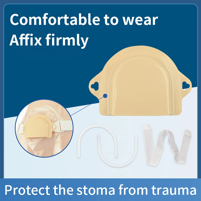 

Stoma Ostomy Waterproof Bath Cover Adjustable Ostomy Belt Assit Accessory Stoma Care Supply Pouch with Closure for Ileostomy