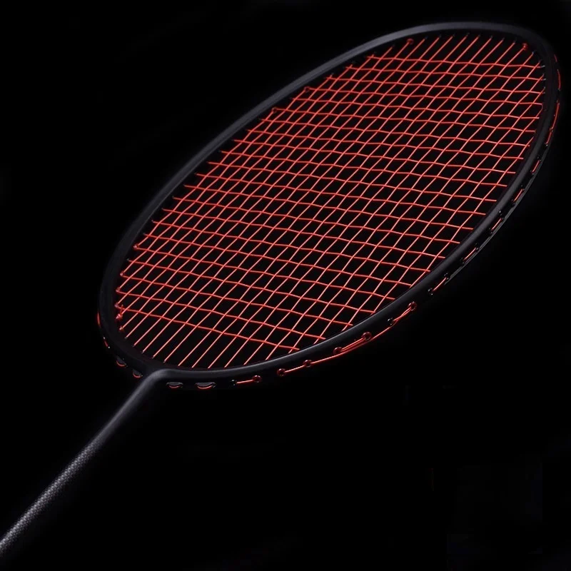 

Full Carbon Fiber Super light 4U/82g 6U/72g Badminton Racket Strung Professional Rackets With Bags Strings Racquet
