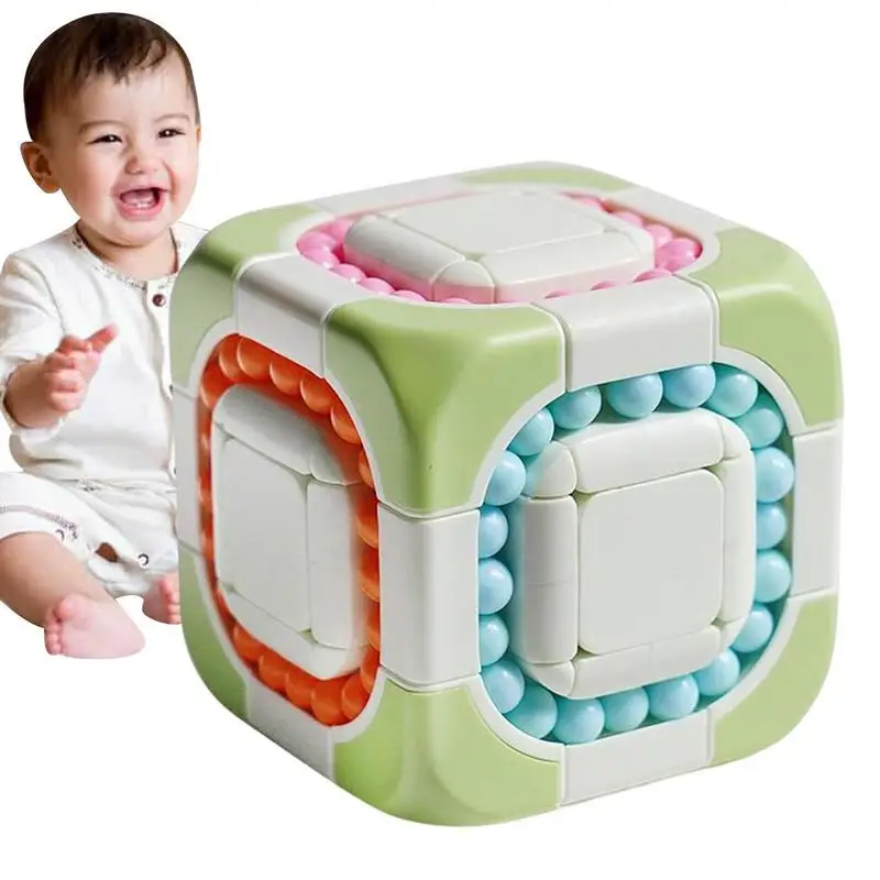 

Magic Beans Toy Rotating Cans Puzzle Bean Cube Toy Relieve Anxiety Improve Focus And Develop Intelligence Spinner Cube Beans For