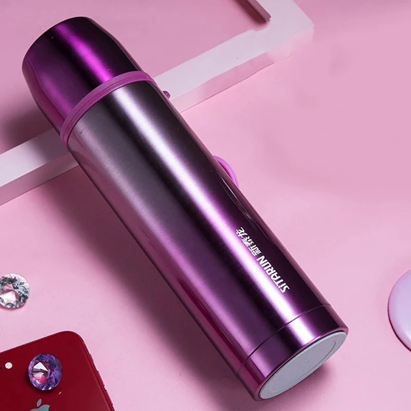 

320ml/450ml 304 Thermos Small Hot Simple Tumbler Mug Stainless Steel Water Bottle Keeps Cold Cup