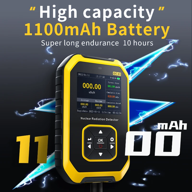 Мерный счетчик Гейгера детектор ядерного излучения персональный дозиметр