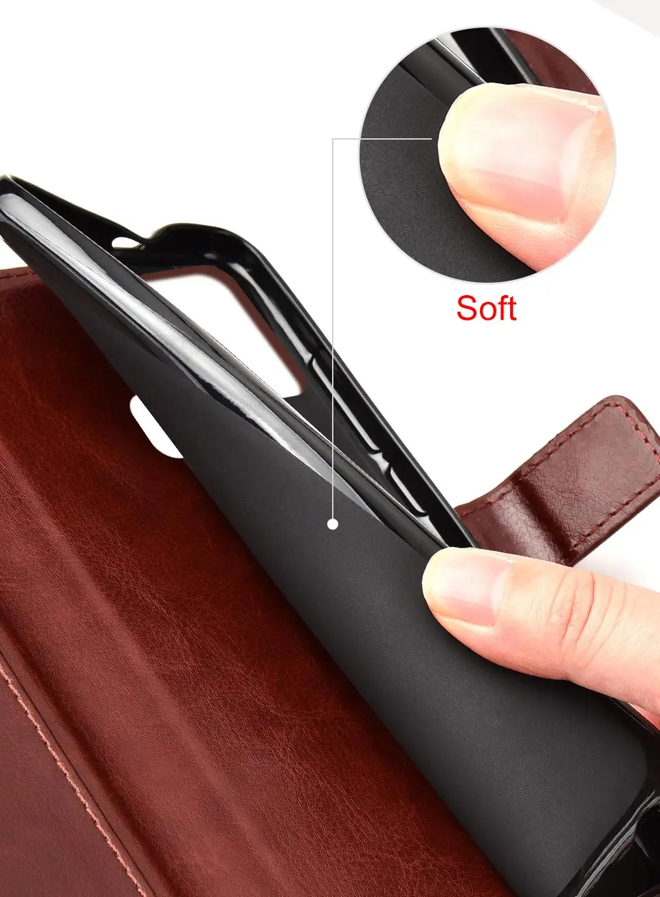 Кожаный чехол-книжка для Samsung Galaxy M31 задняя крышка телефона M 31