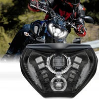 for 2018 2019 yamaha mt 07 mt07 led headlight motorcycle drl headlamp for yamaha mt 09 fz 09 mt09 fz09 2014 2015 2016