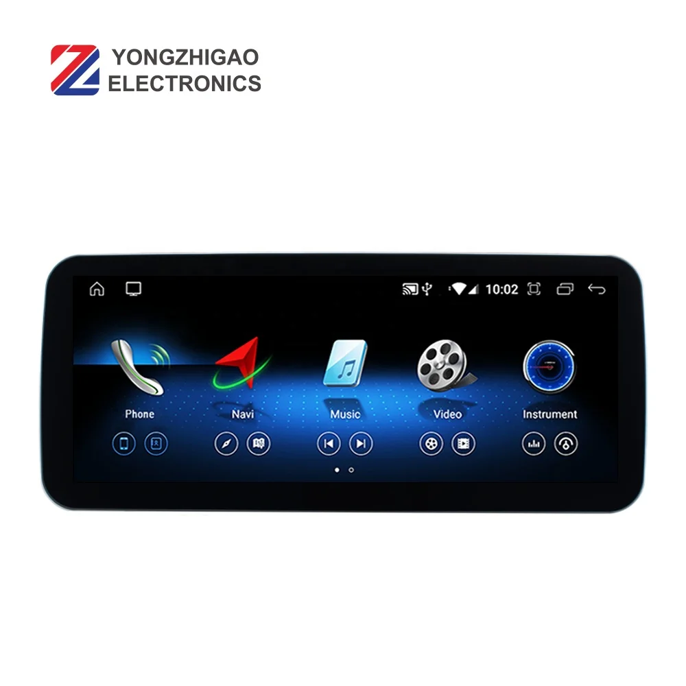 

YZG 12.3 '' Android 8 Core Gps Radio Navigation Multimedia Carplay Screen For GLA Class X156 2013-2019