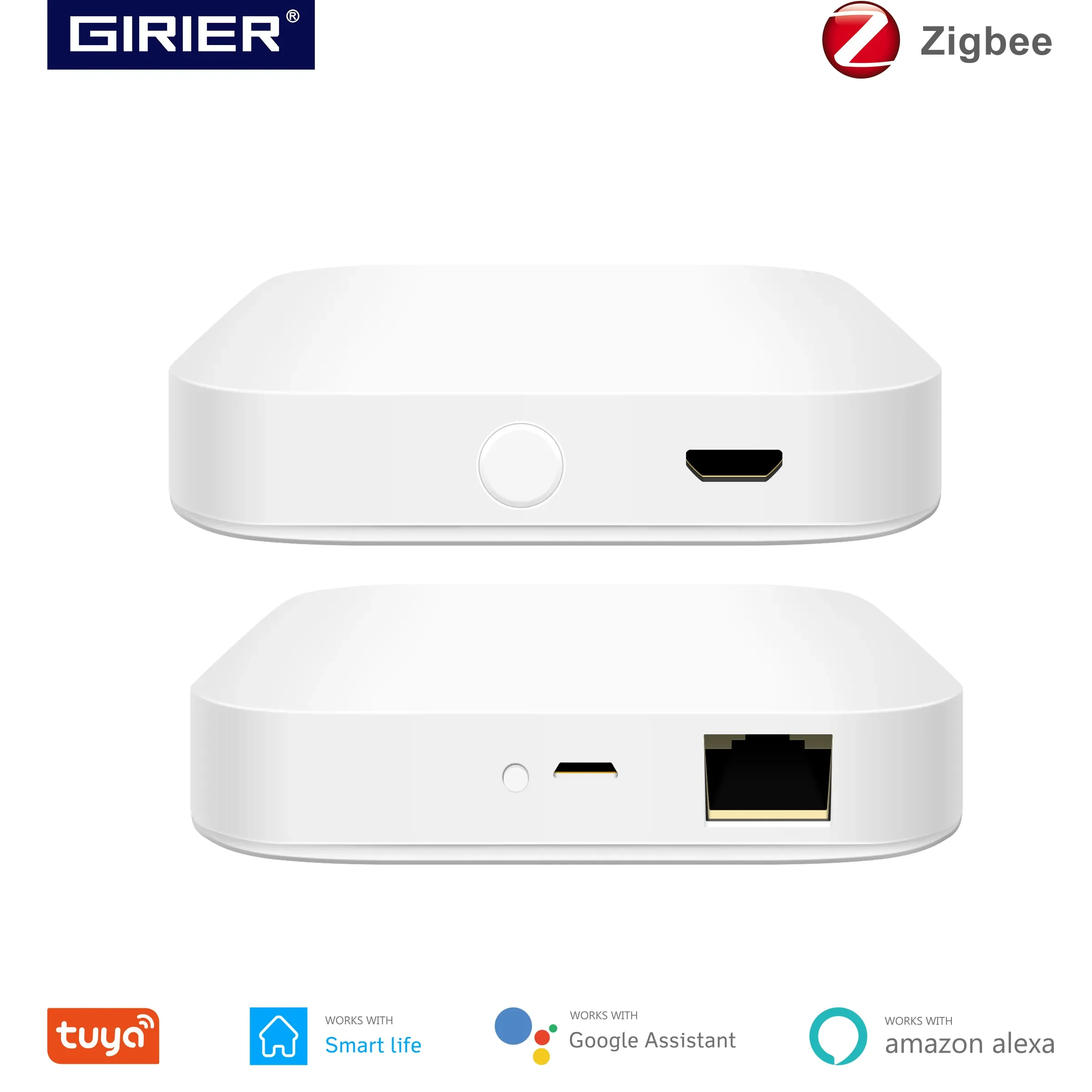 

NEW ZigBee 3.0 Smart Hub, Wireless/Wired Gateway Bridge for App Voice Remote Control, Works with Alexa Home Assistant