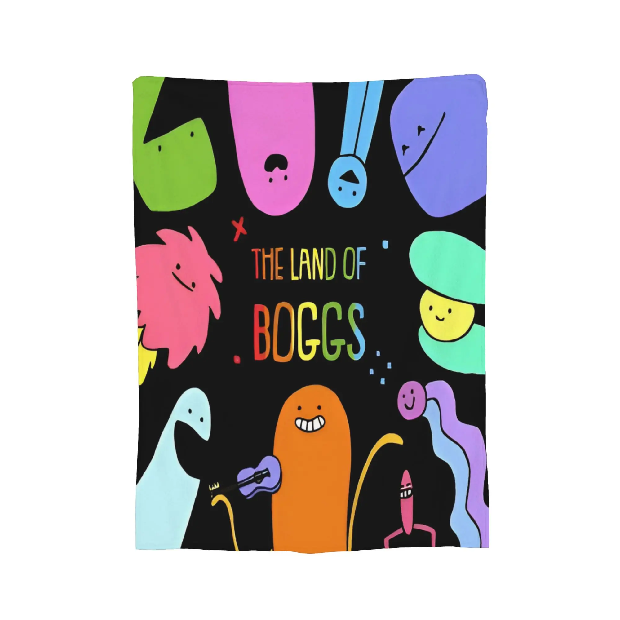 Фото Пледы Land of Boggs Merch из супермягкой фланели, удобные покрывала для кровати. №3