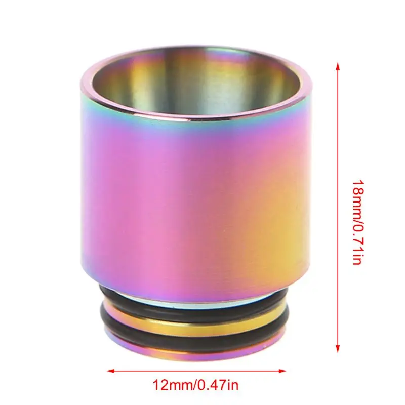 

1.8cm Height 810 Drip Tip Vape Mouthpiece for TFV8 Stainless Steel Material Props DropShipping