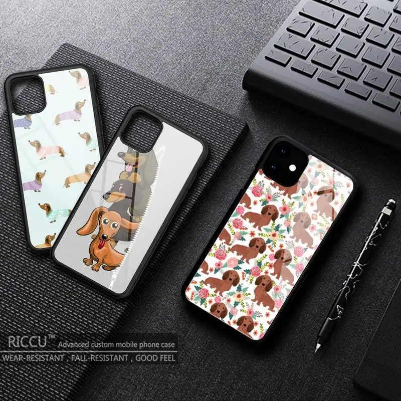 

Dachshund Teckel Dackel Dog Phone Case Rubber for iPhone 13 12 mini 11 Pro Max mini XS 6s 8 7 Plus X XR iphone 13 phone Covers