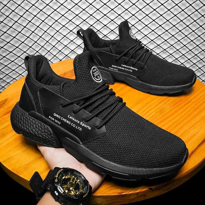 Soft MD Rubber Platform Runnig Shoes Mens Breathable Casual Sneakers Leisure Sport Shoes Running Jogging Lightweight Footwear