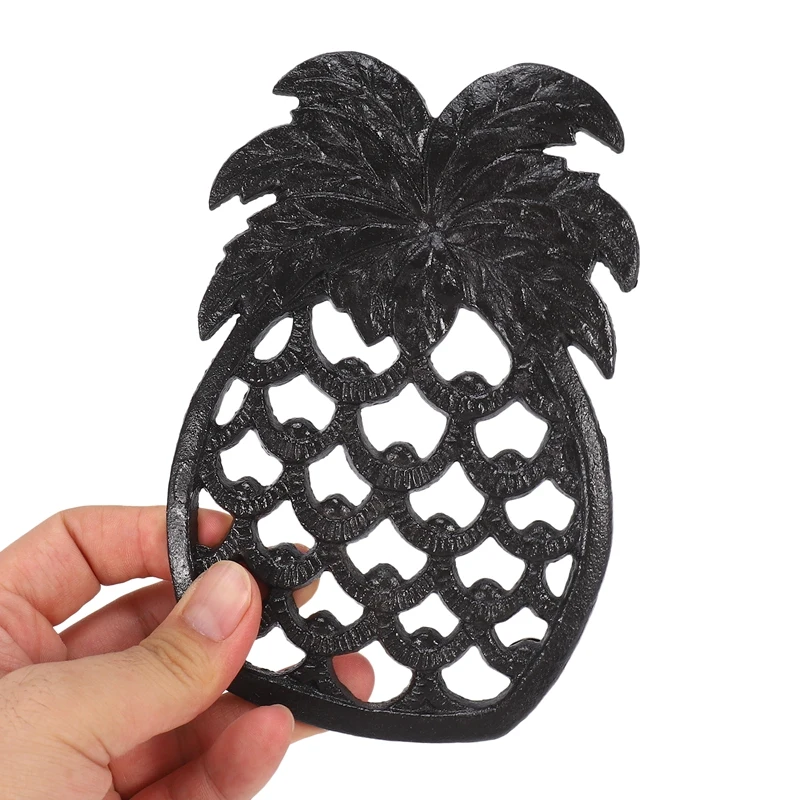 Акция! Деревенский чугунный ананас Trivet декоративный для горячего оформления