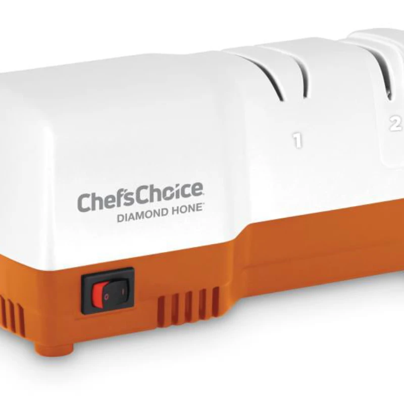 

's Choice 2-Stage Electric Knife Sharpener, White/Orange, D202