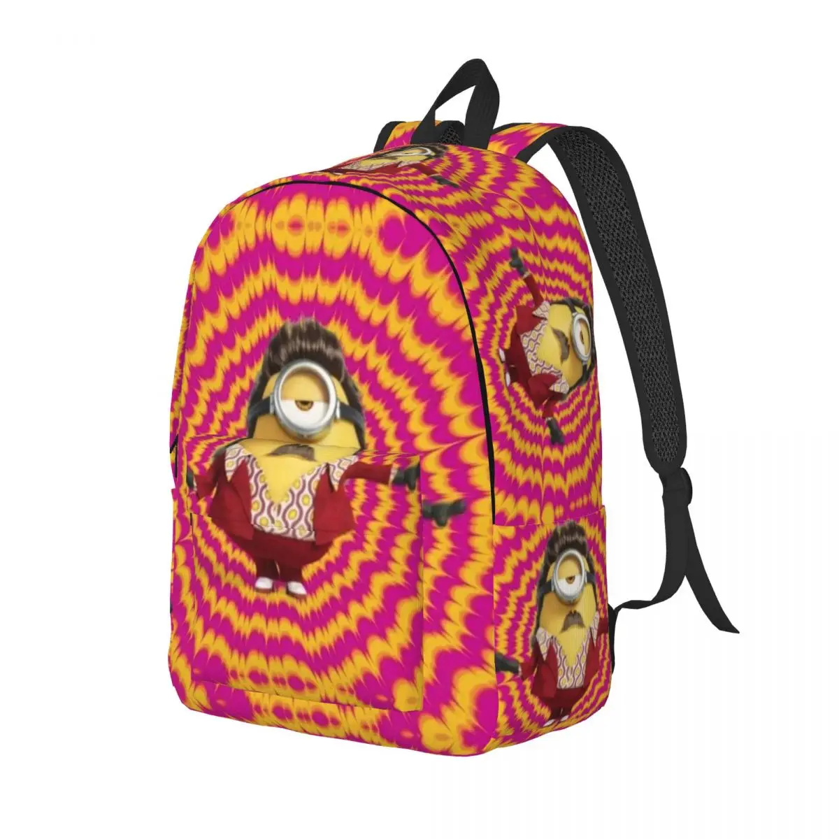 Холщовые рюкзаки с 3D-принтом M-Minions для девочек и мальчиков школьные дорожные