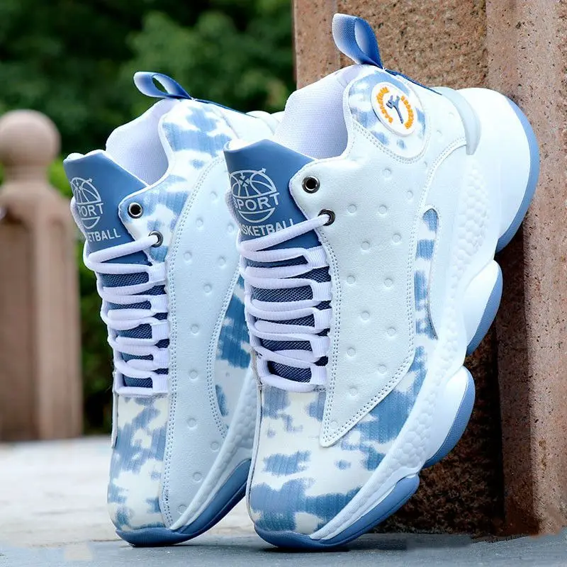 

Men's Basketball Shoes High-Top Sneakers Male Cushioning Light Comfortable Shoes Athletic Training Sport Shoes Chaussure Homme