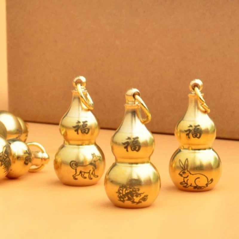 

2022 Brand New Tai Sui Fu Tiger Year Card Pendant Bronze Keychain Feng Shui Zodiac Hot Sale