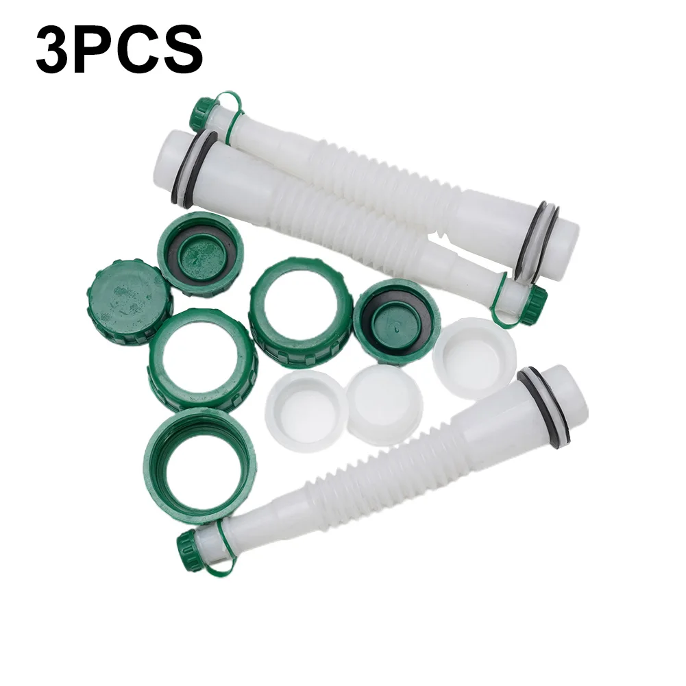 

ABS Fuel Containers/cans Gas Can Fuel Spout Ventilation Cap 19 Cm 3 Sets BEST Cap Kit Industrial Nozzle Gasket