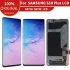 Оригинальный AMOLED дисплей для Samsung Galaxy S10 Plus LCD G975 G975F SM-G9750 S10 + ЖК-дисплей сенсорный экран дигитайзер Замена