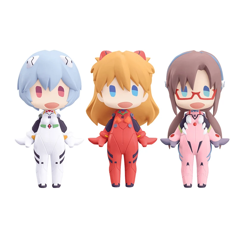 

10Cm Gsc Neon Genesis Evangelion Eva Action Figure Ayanami Rei Asuka Langley Soryu Mari Makinami Illustrious Q Version Model Toy